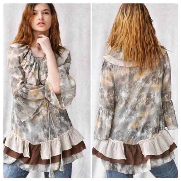 Ryu Tops - Ryu Hand Crafted Bohemian Guazy Layering Tunic